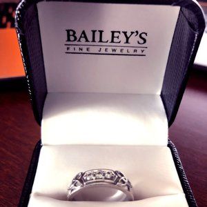 wedding band with diamonds